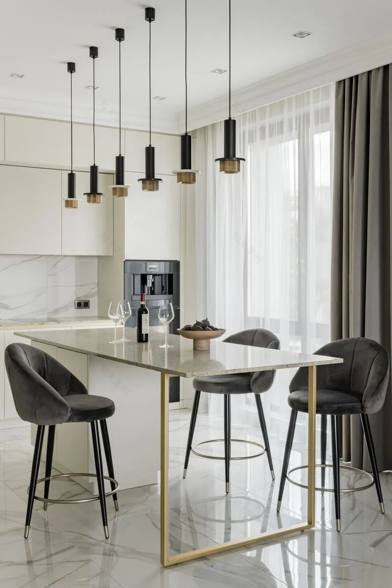 川谷堂 104㎡现代简约二人居丨Yulia Fambulova-17