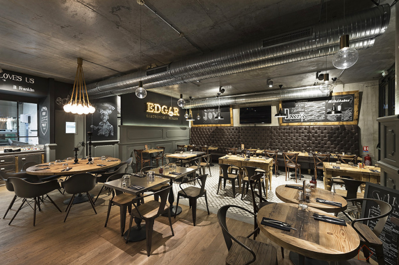 尼斯埃德加•汉堡 LOFT风格餐厅-0
