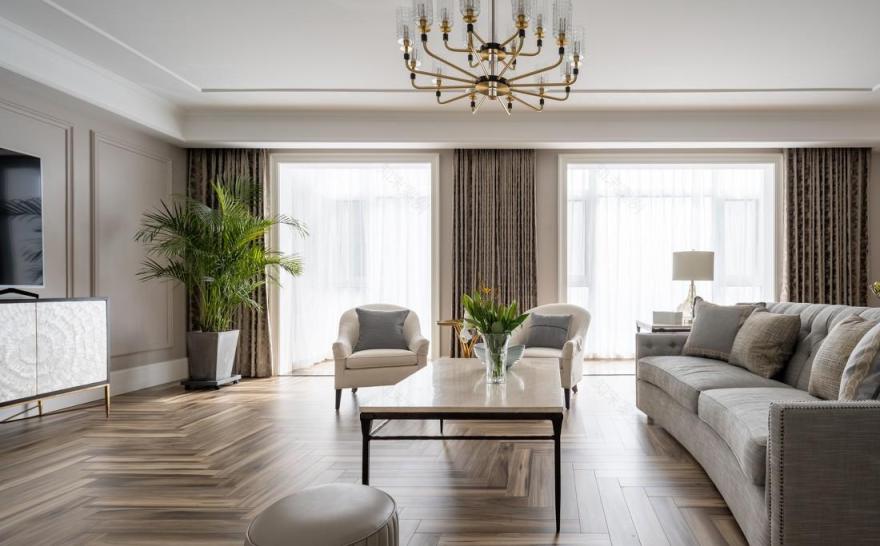 温馨简约的现代平层设计-8