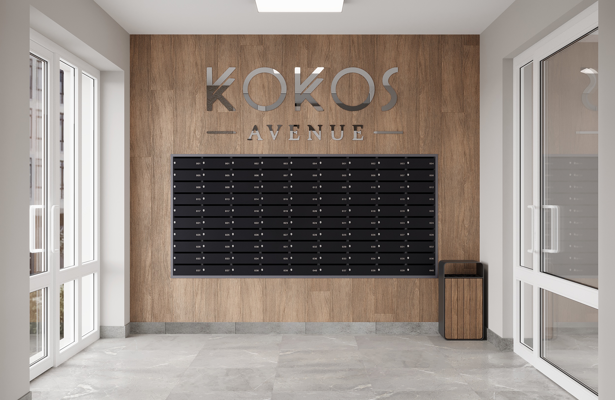 Modern Residential Lobby | Entrance Group Design-4