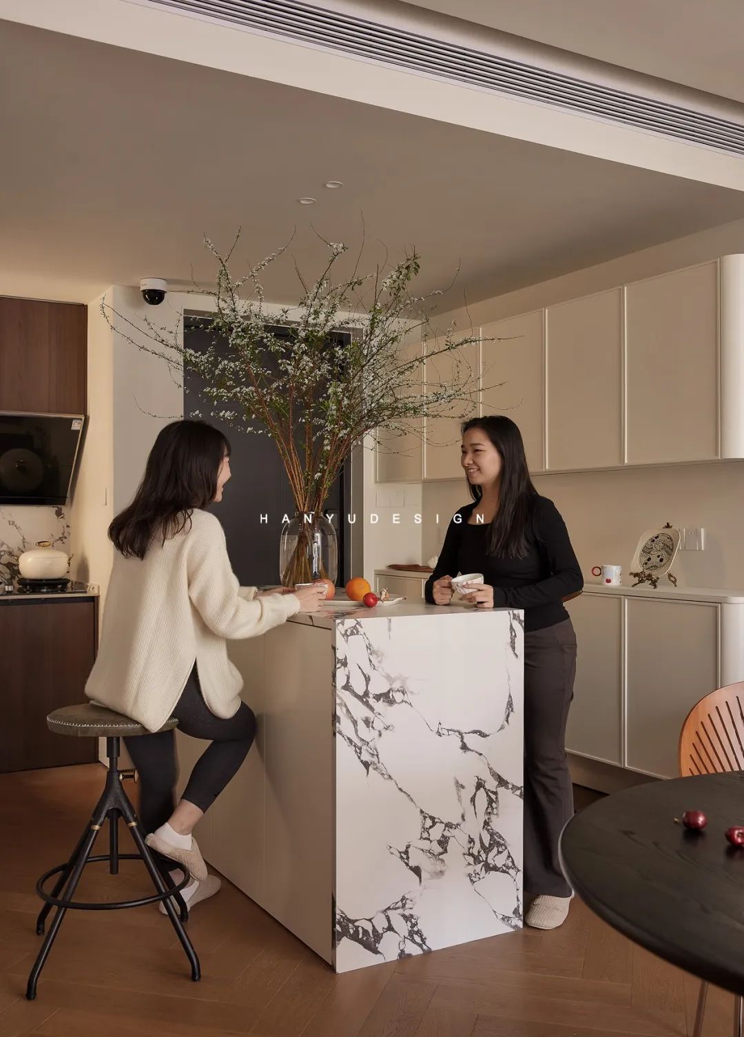 不要客厅,要“复古咖啡馆”！82㎡藏着家庭社交密码丨中国深圳丨深圳涵瑜室内设计-19