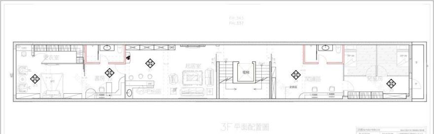 双玄关别墅设计,狭长透天厝的华美转身-26