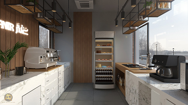 Antr Drive Thru 咖啡店丨沙特阿拉伯丨Amira Raslan-12