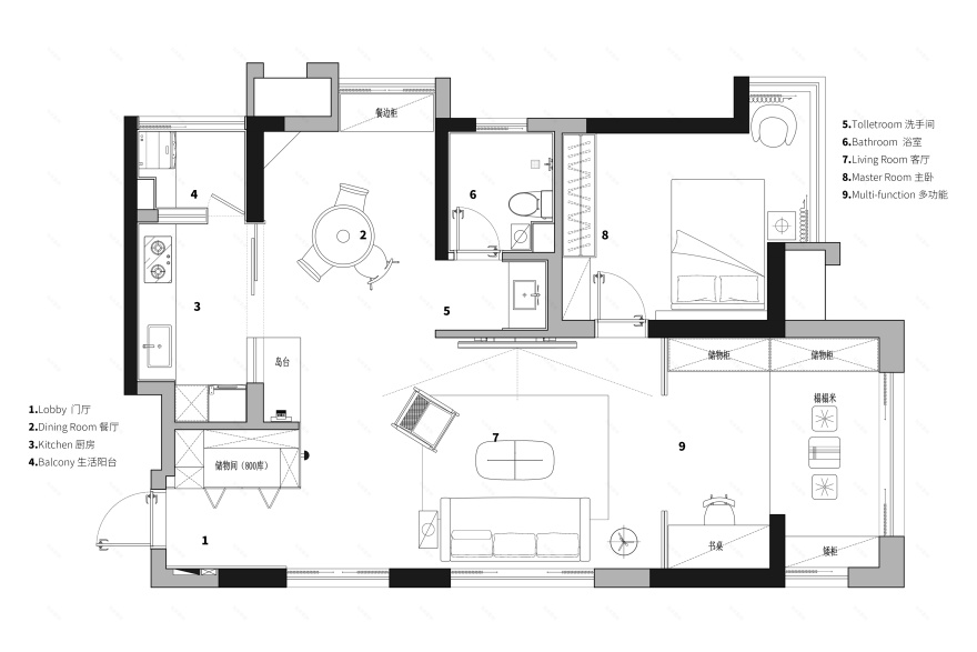 三成都78m²旧房改造借”道”引光,照见无限心域丨中国成都-51