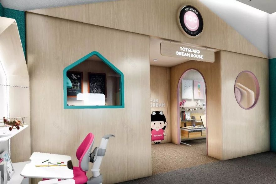 从护童1.1米高度出发,我们为孩子设计了一个玩起来的儿童用品店-53