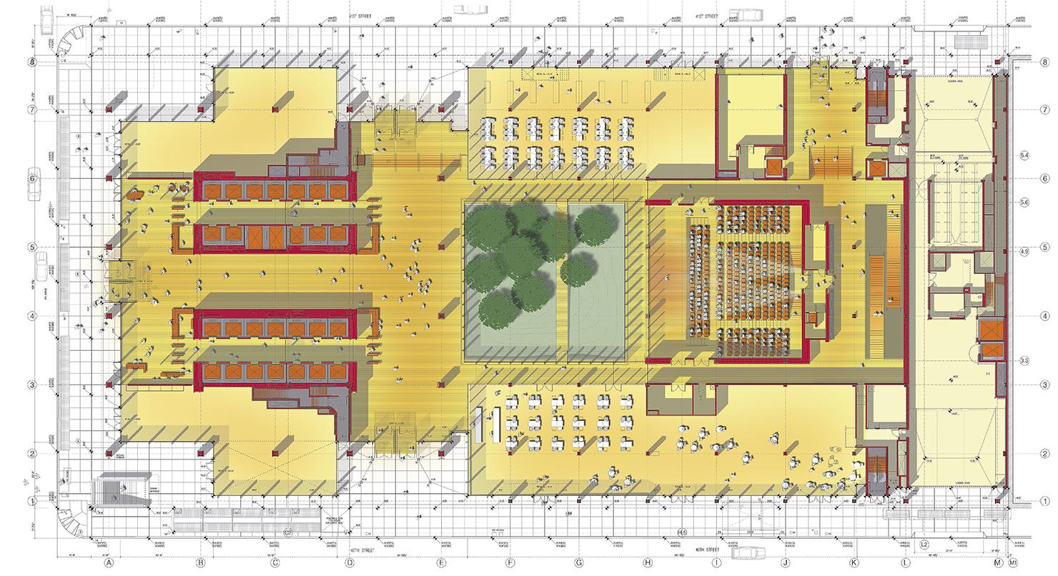 《纽约时报》总部大楼 | 透明、环保与城市连接的典范-19