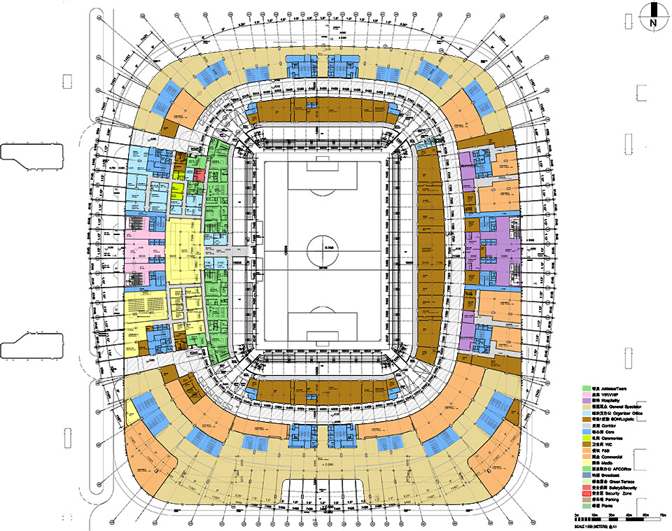 西安国际足球中心丨中国西安丨Zaha Hadid Architects（ZHA）-47