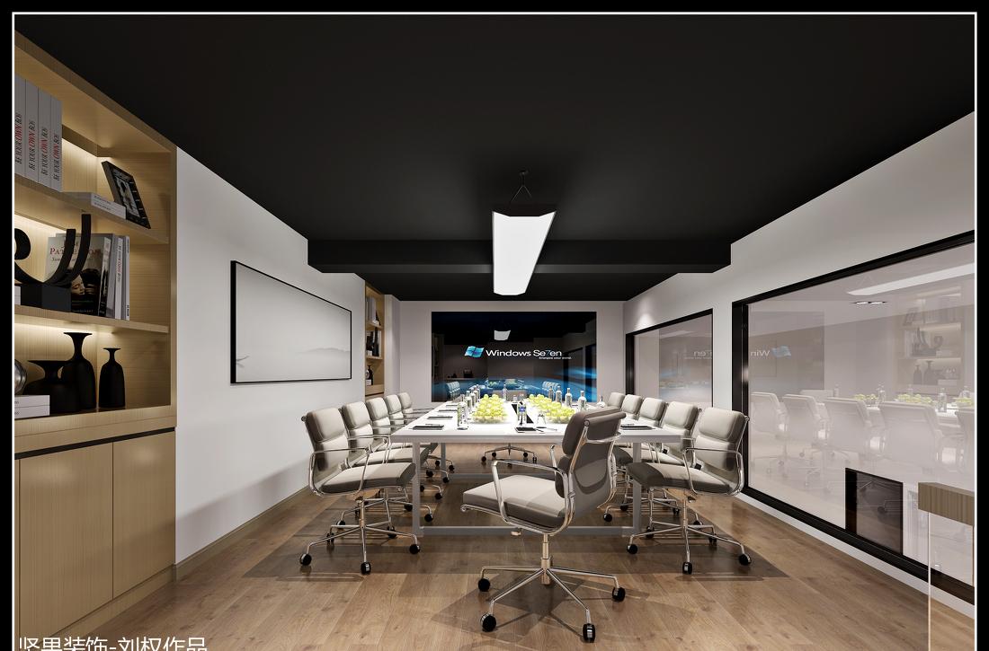 力高写字楼精致室内设计解读-11