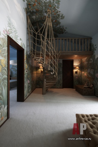 郊区现代风格住宅室内设计-62