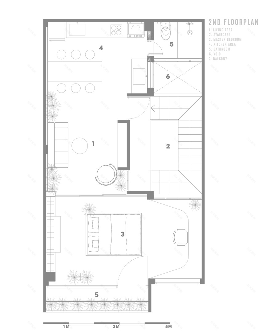 勒孔代宅邸丨越南丨Limdim House Studio-15