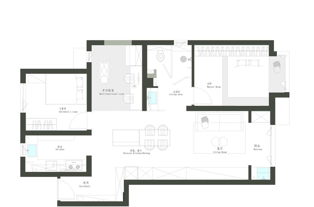 80 平三居实用主义++原生自然家-0