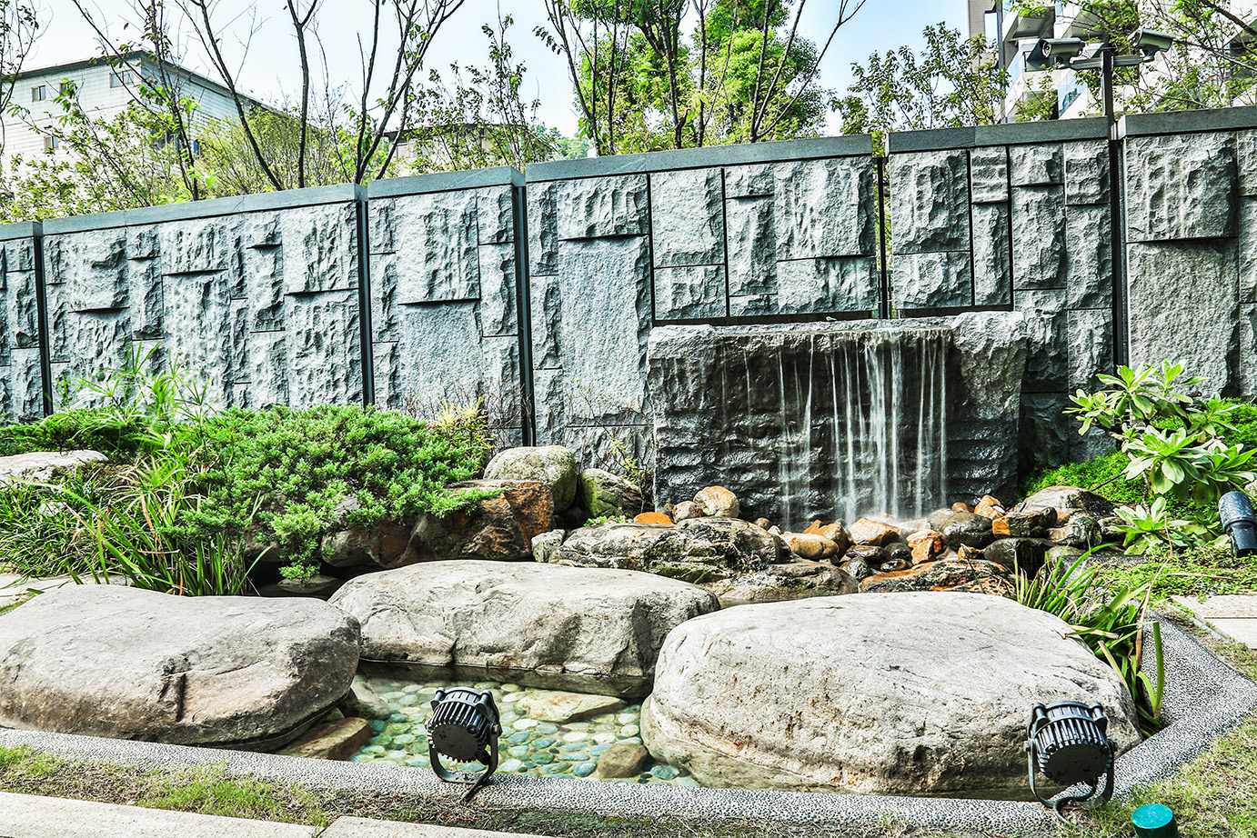 「信義君悅」中庭住宅景觀設計丨中国基隆丨蕭家福建築師事務所-3