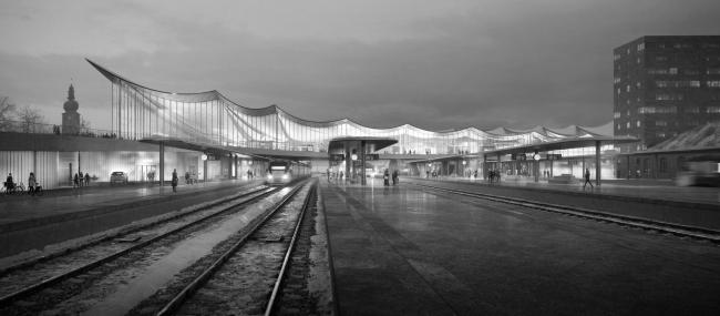 瑞典韦斯特罗斯交通枢纽项目丨BIG建筑事务所-11