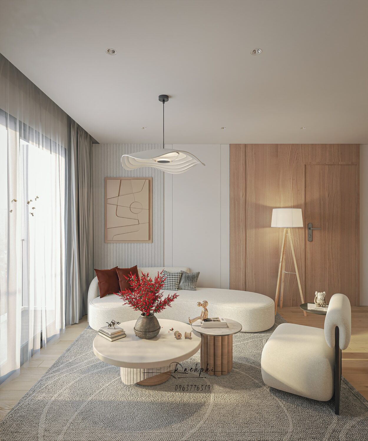 Sketchup公寓室内模型丨Phi Bach-10