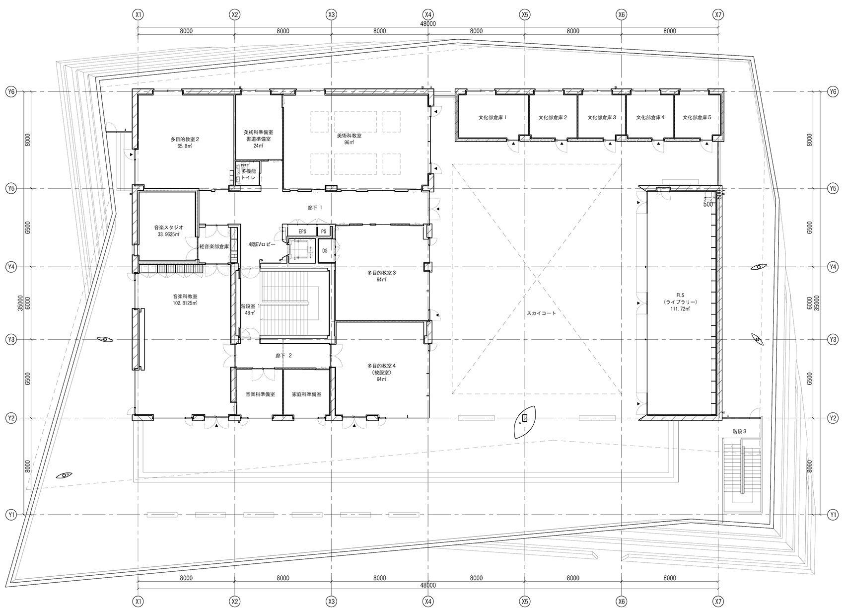 大阪学院大学高等学校丨日本大阪丨Atsushi Kitagawara Architects-42