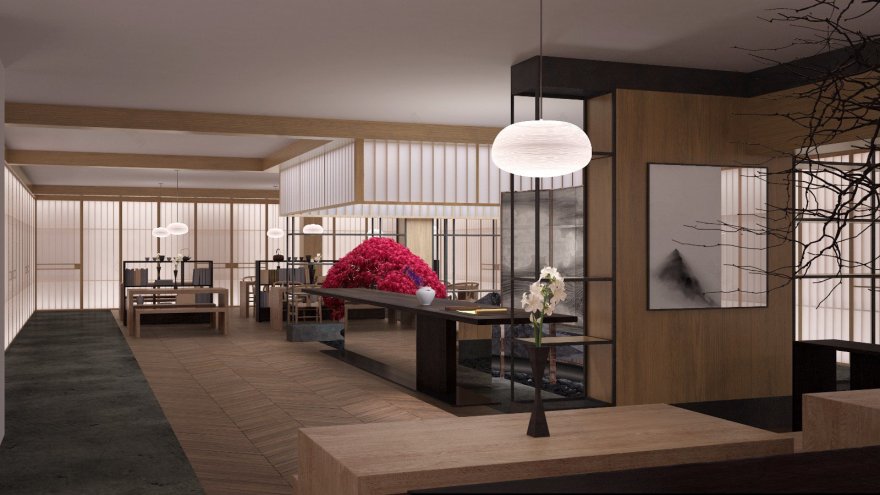 700㎡济南知丘茶食山房 TRD 中合深美-4