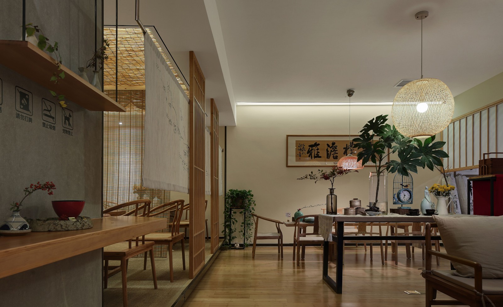 赏茶茶室 | 静雅新中式,品茗交友共赏境-25