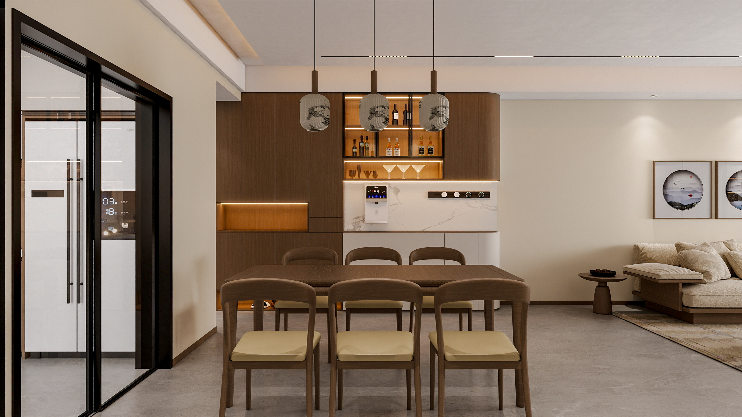 四川岳池香水湾（116平方简约中式三居室）-22