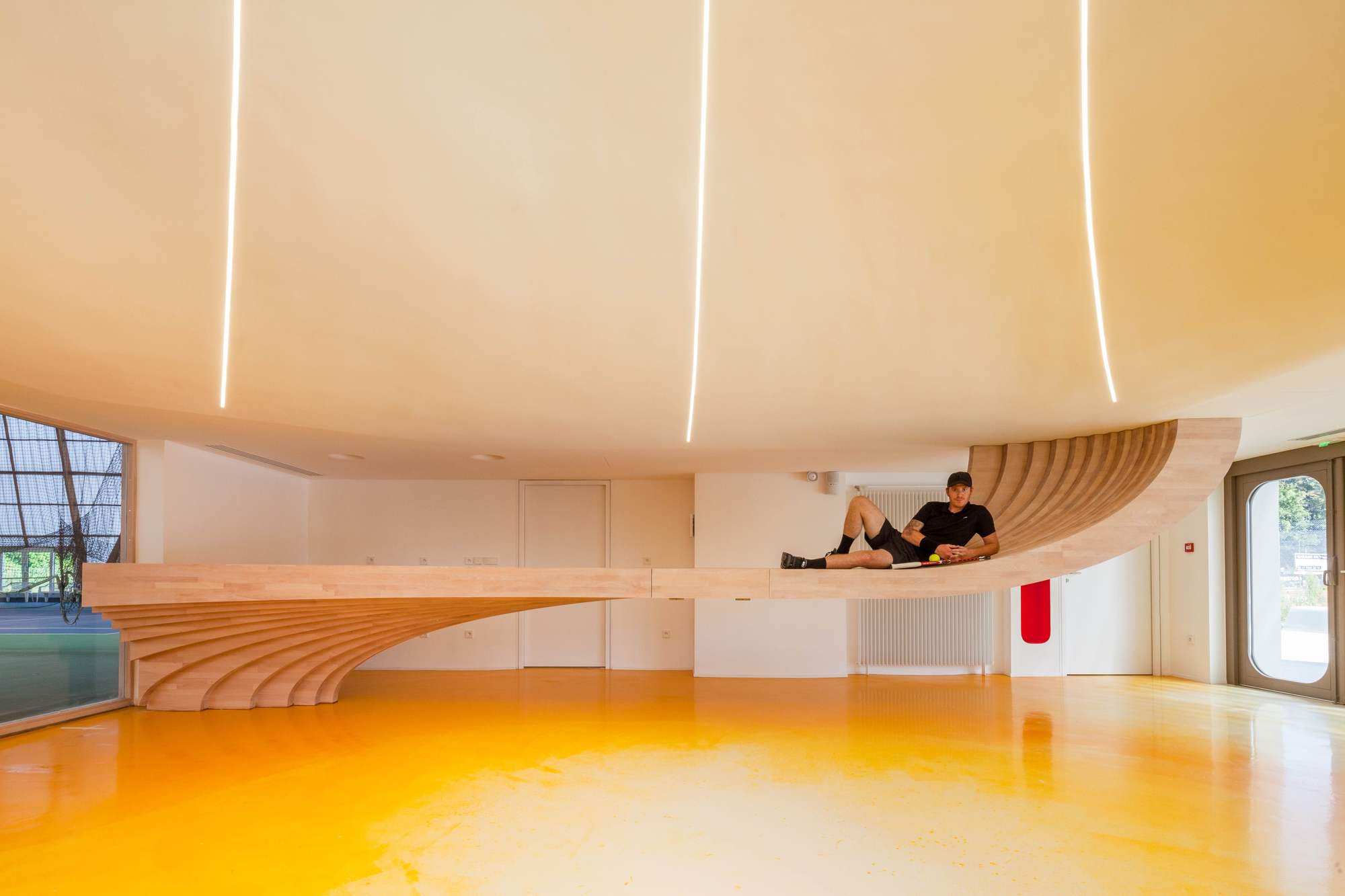 Tennis Club in Strasbourg  / Paul Le Quernec-32