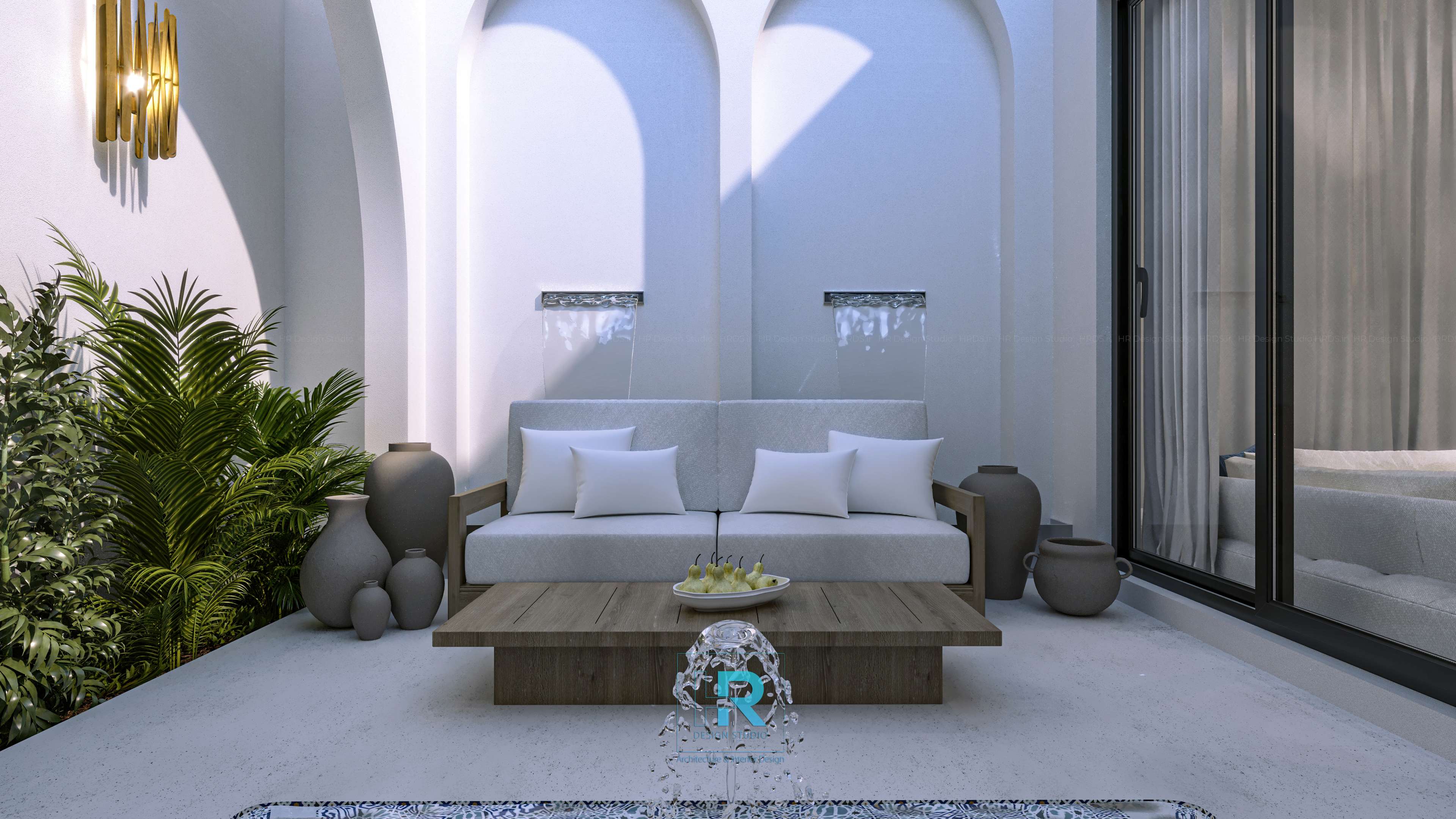 Moroccan villa interior-13