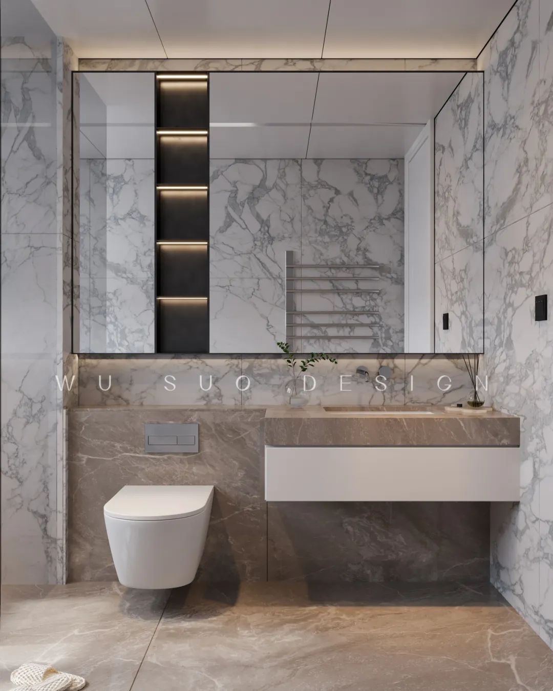 现代意式平层设计丨吾索设计-36