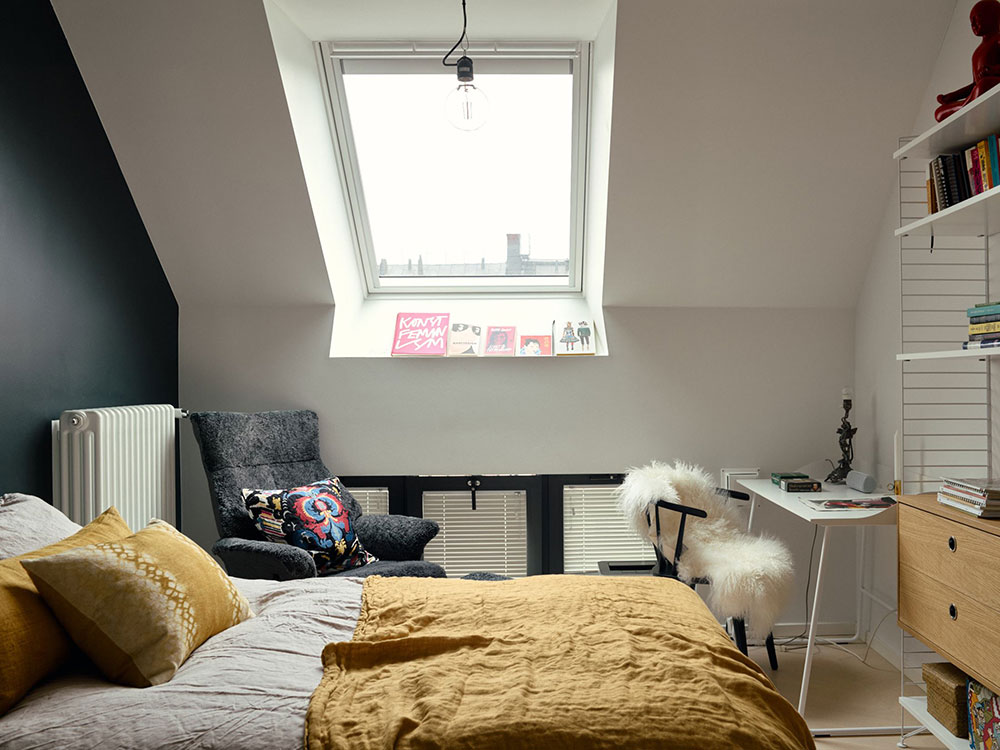 斯德哥尔摩时尚顶层公寓，玻璃隔墙成焦点-27