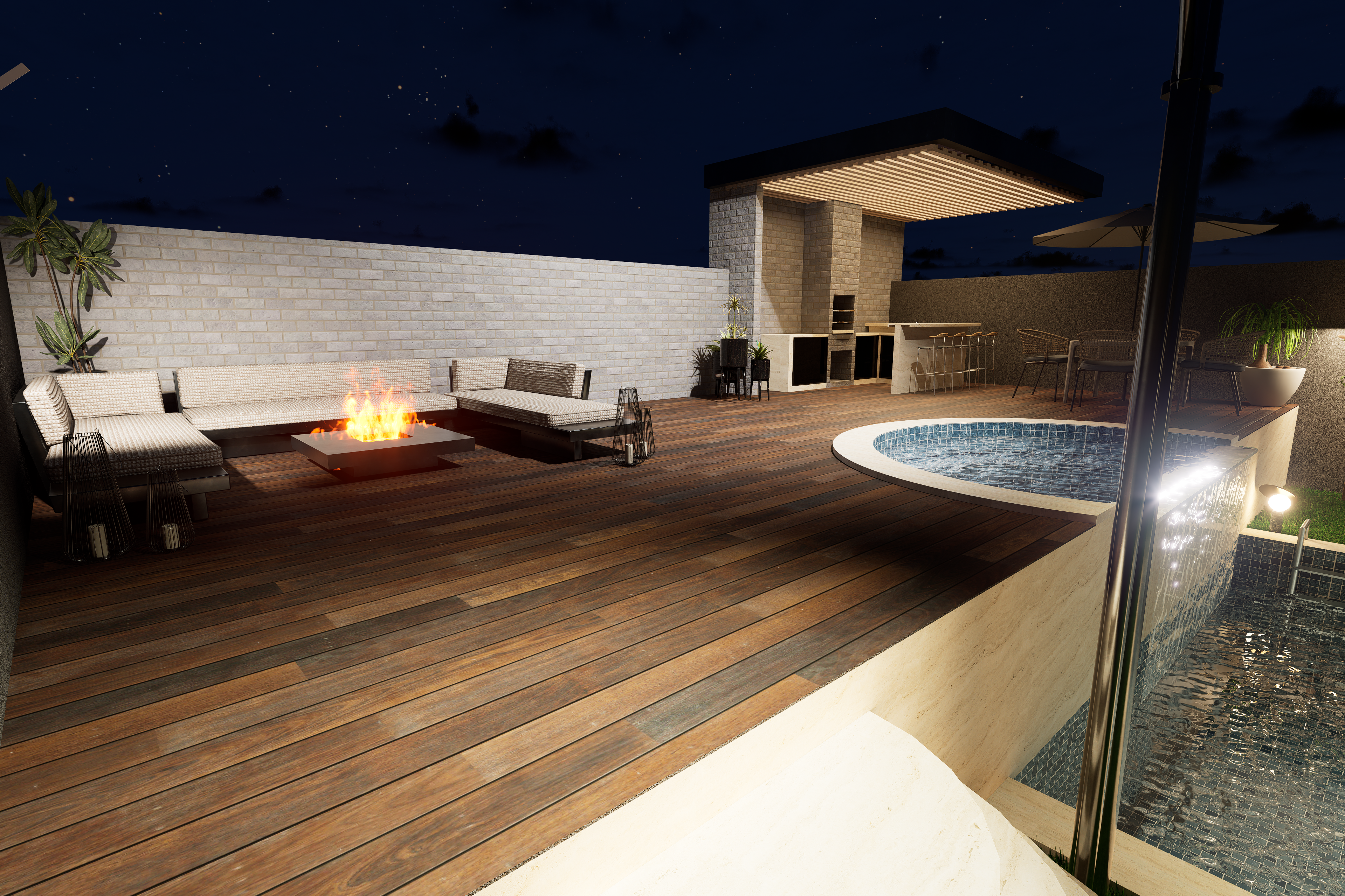 Casa Condominio versão noite-2