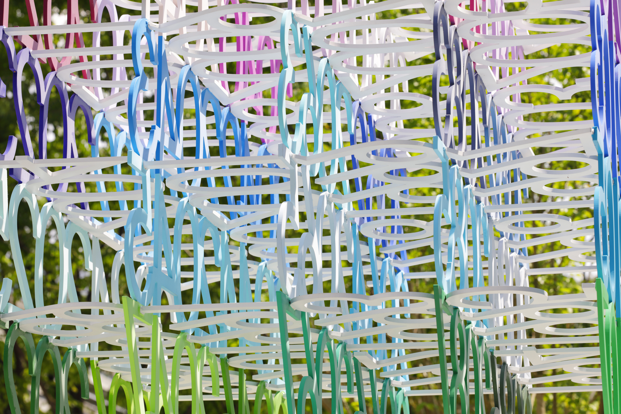 梦幻色彩空间——Emmanuelle Moureaux 的“时间切片”与“未来”雕塑-86