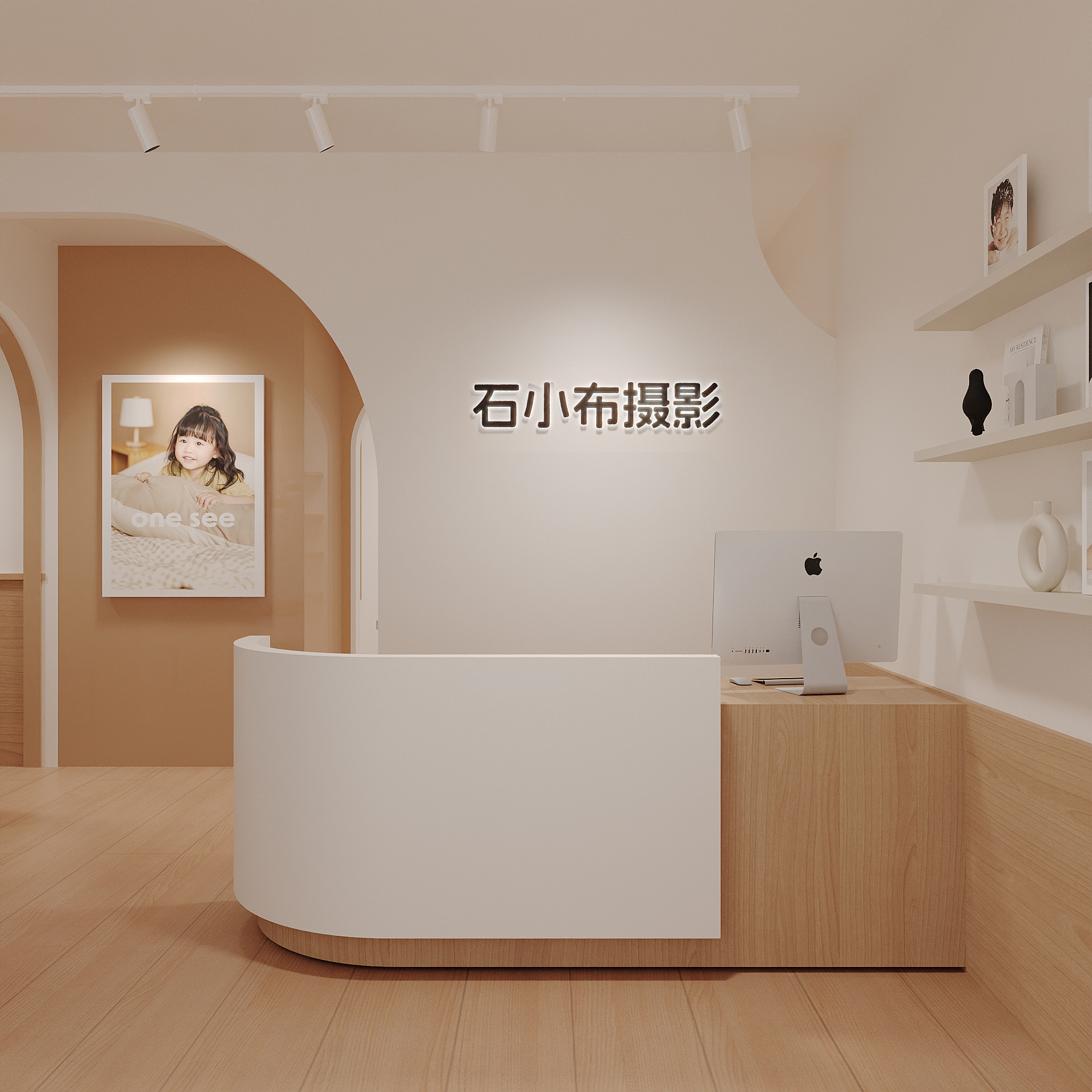 儿童摄影馆设计/ 70平方-1