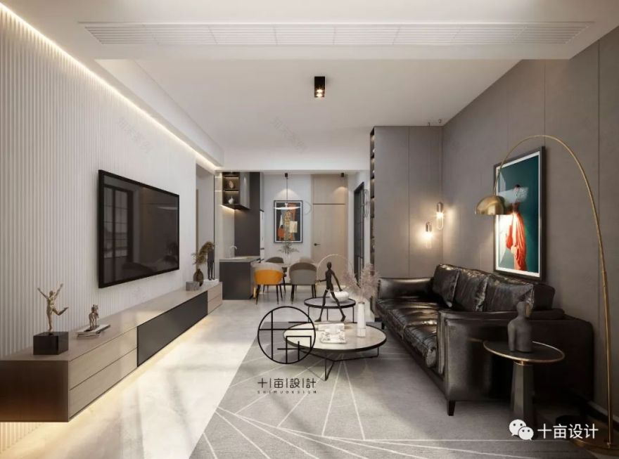 邦泰天誉 103㎡新中式雅居,诠释禅心与生活平衡-13