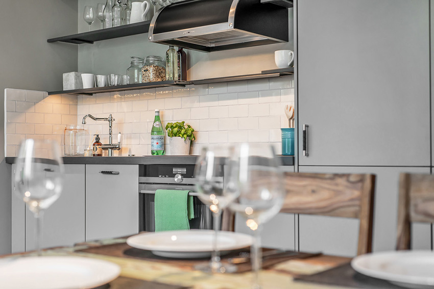 瑞典9 坪开放式轻工业复古公寓-8