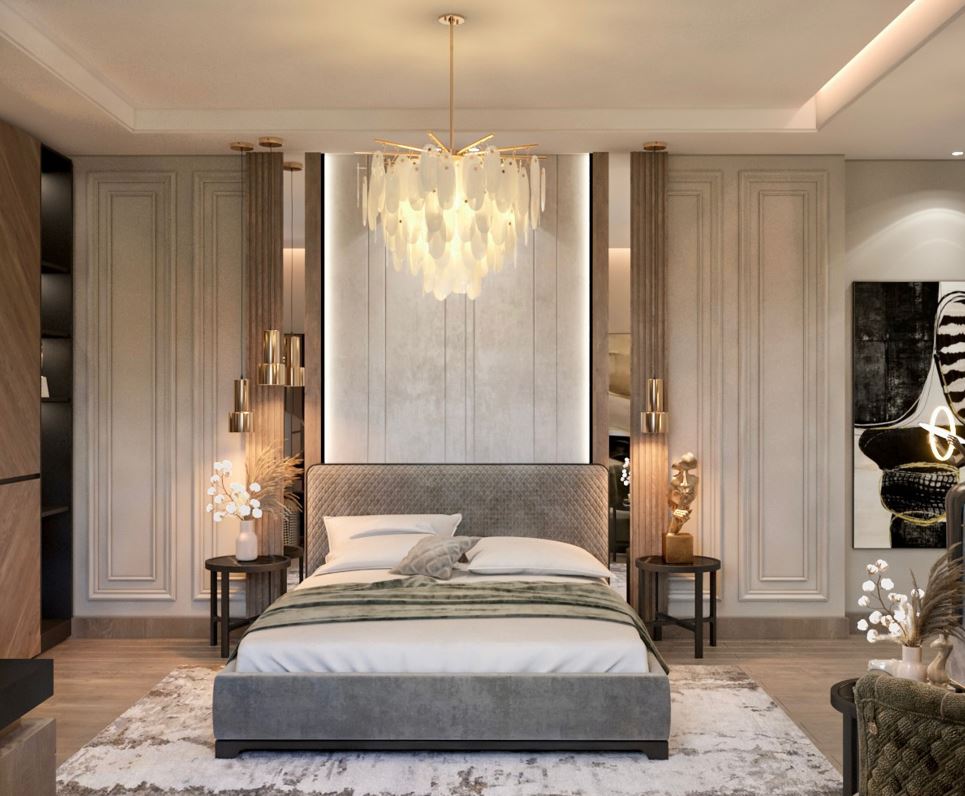 Shop Drawing For NeoClassic Master Bedroom-1