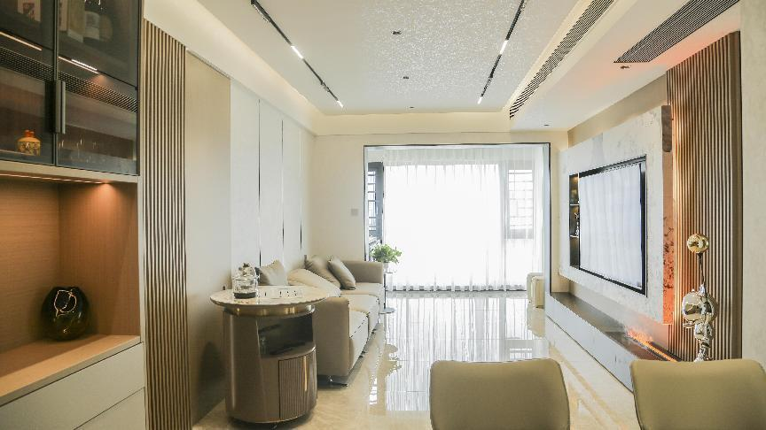 春江天玺现代轻奢风格的住宅丨中国-7