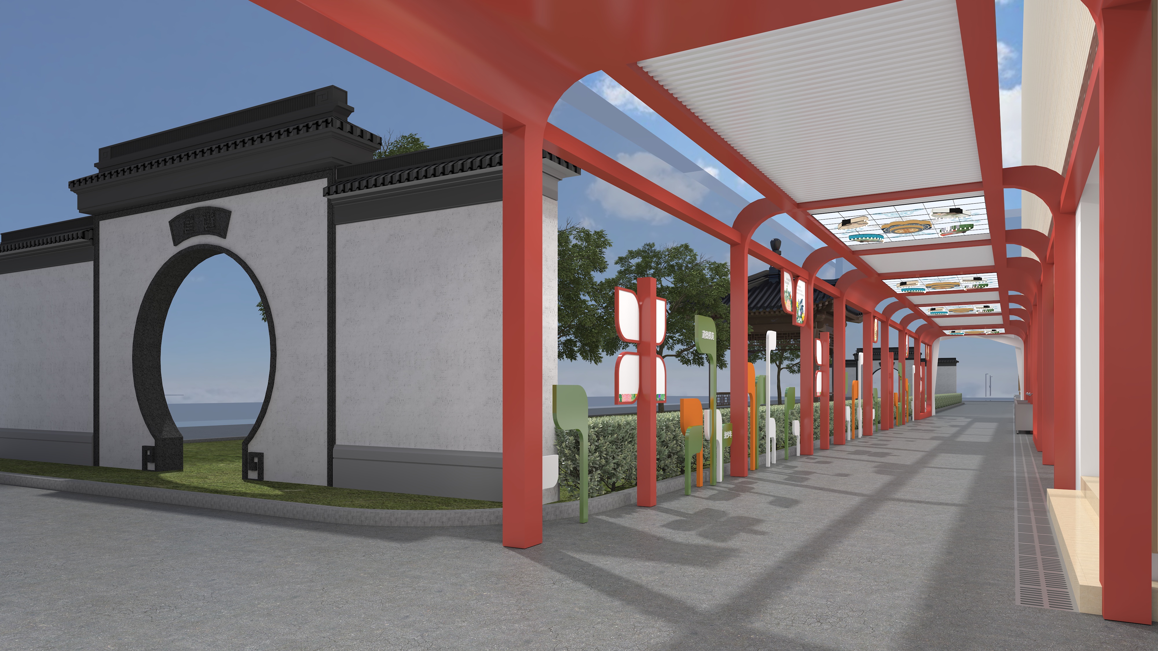 某校艺术长廊设计-22