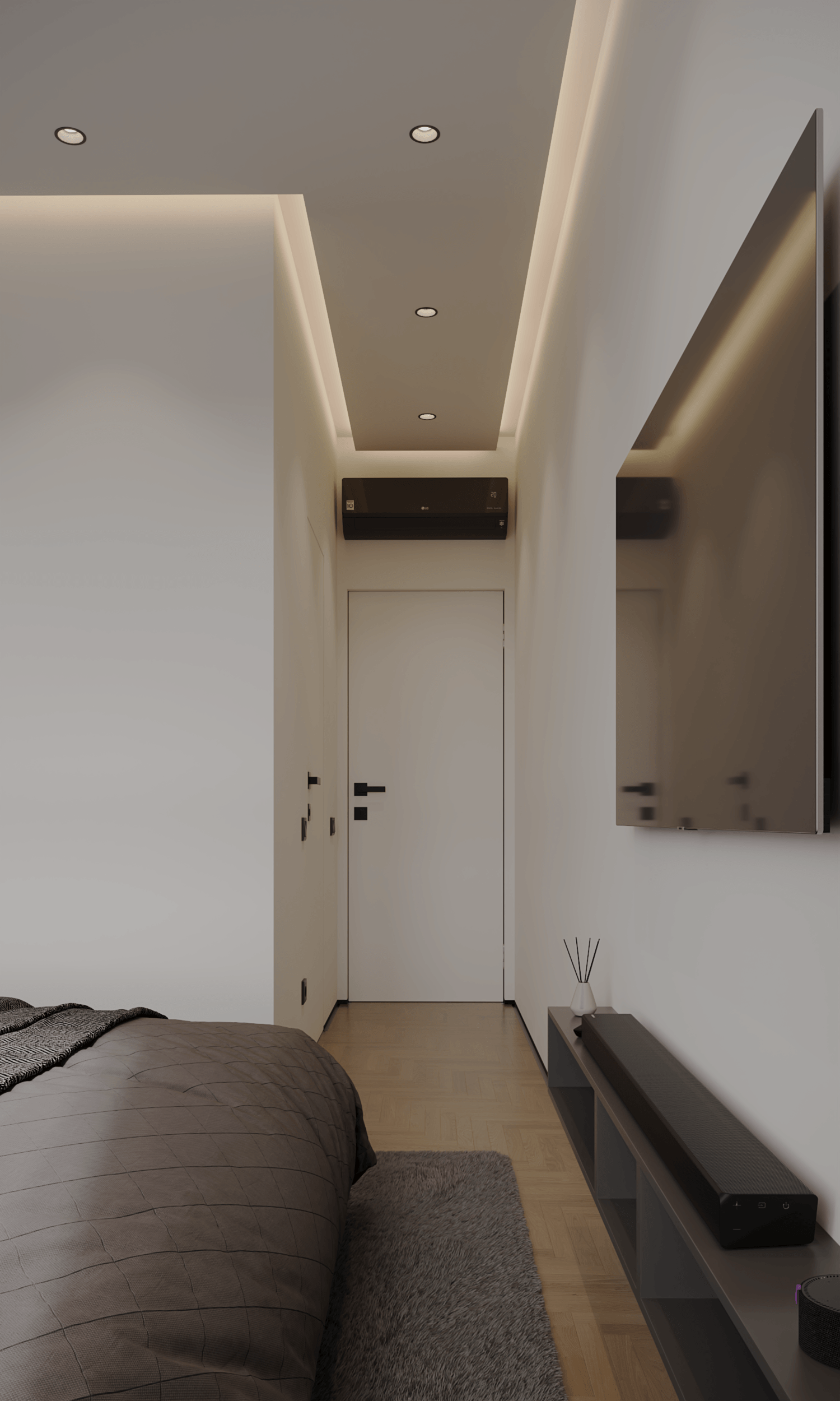 Спальная комната в классическом стиле-6