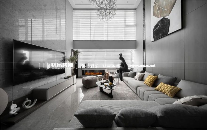 钱塘江畔 450㎡现代港式高端跃层,创意设计打造舒适生活空间-30