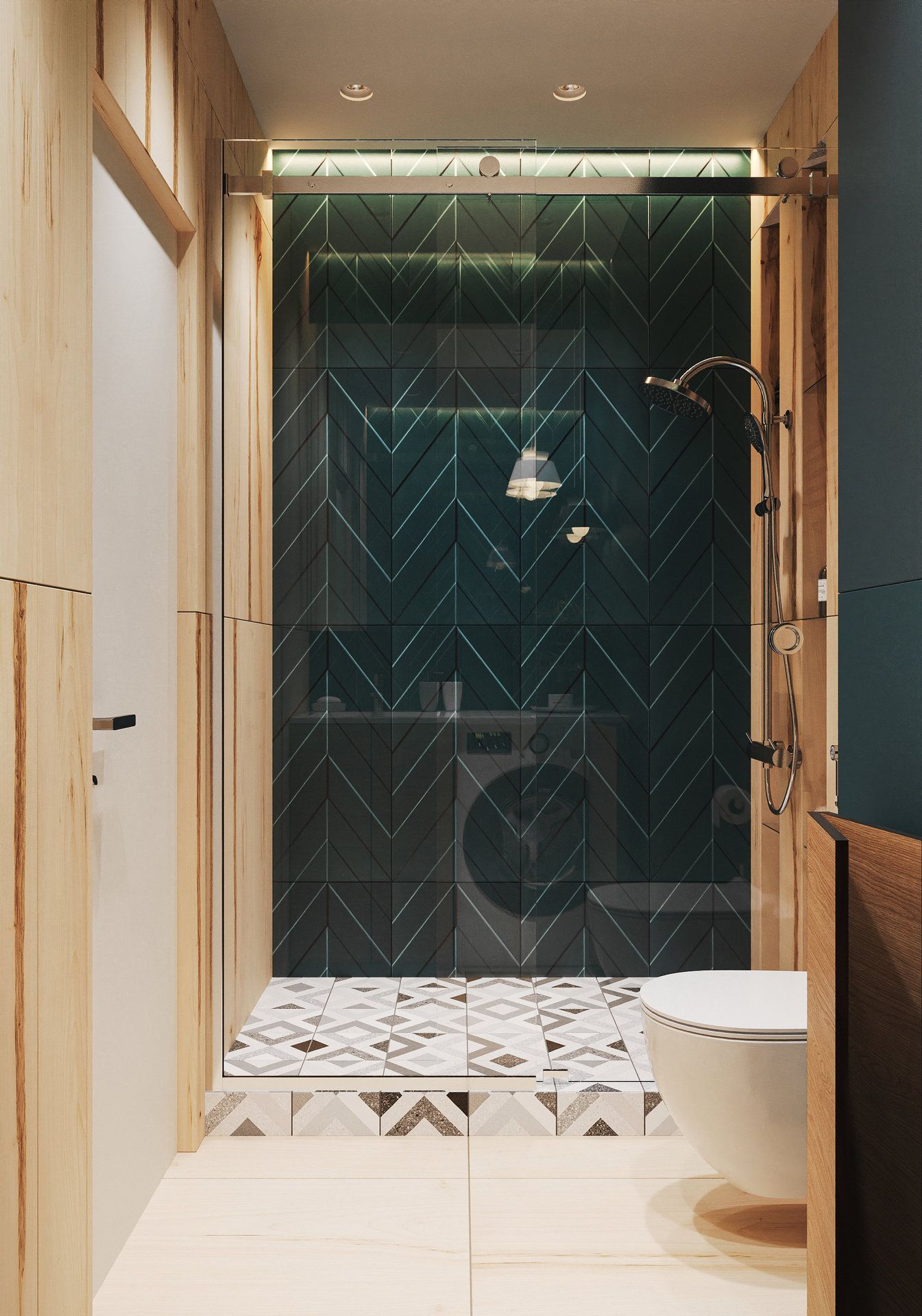 52平米两居室公寓设计项目丨Юля Чернова-39