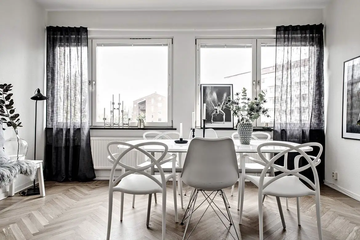 现代简约，绿色生活 | 两套不同面积的 Scandinave 风格公寓设计-3