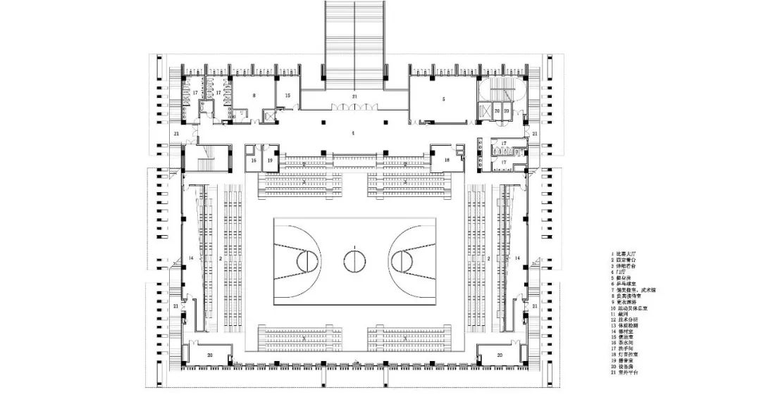 江南大学宜兴研究生院体育馆丨中国江苏丨华南理工大学建筑设计研究院有限公司-55