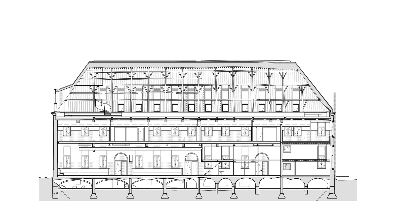 《城市图书馆 Het Predikheren》——历史与未来的共生-48