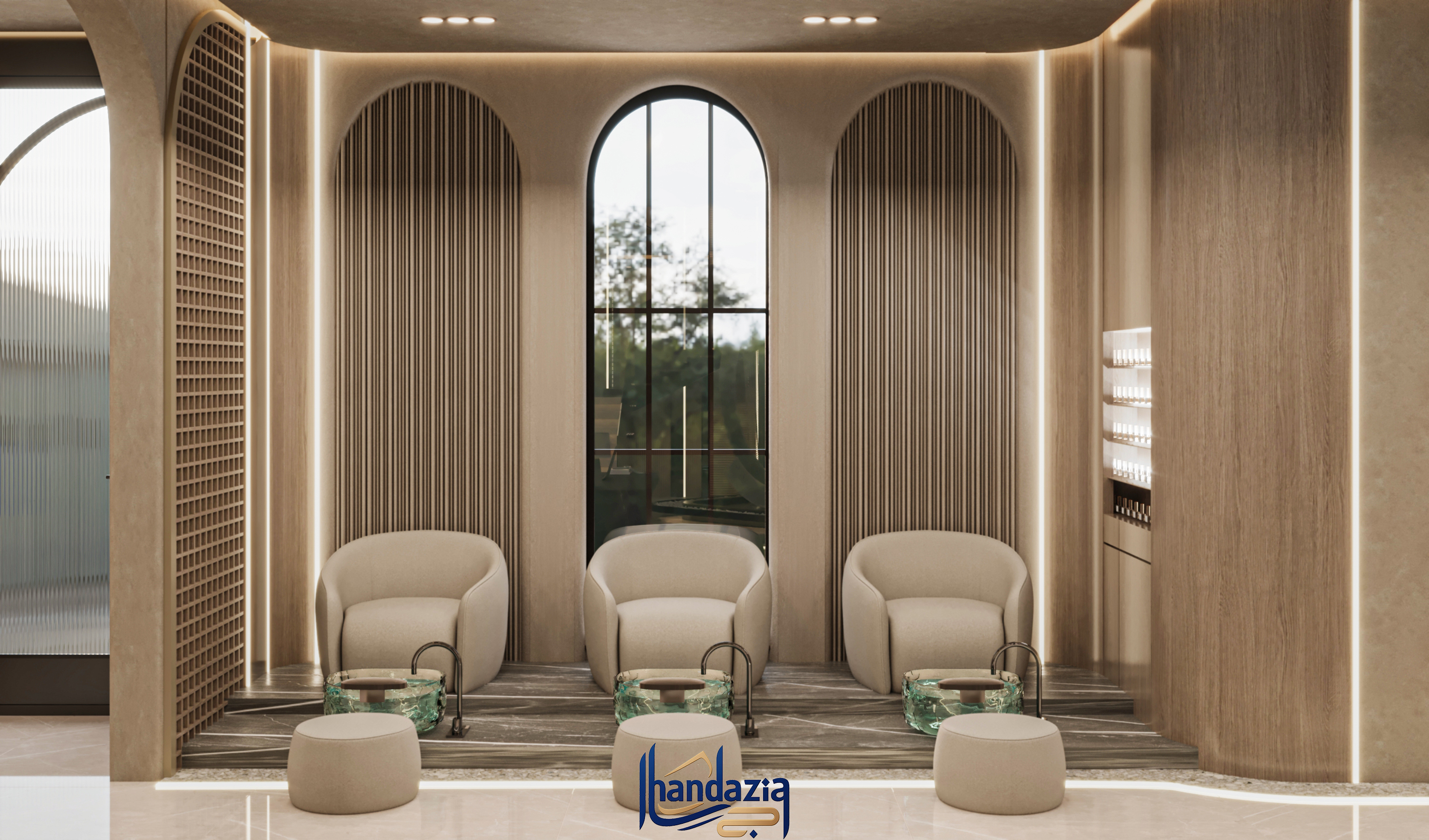 沙特阿拉伯美容中心室内设计丨汉达齐亚集团（HANDAZIA GROUP）-12