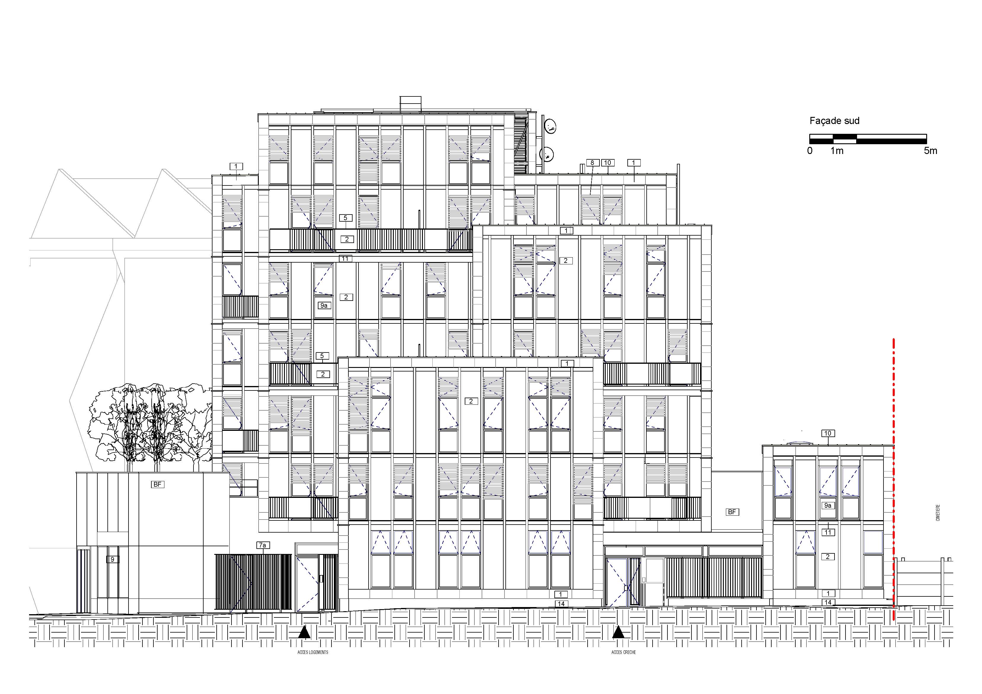 巴黎“蓝色屋顶”木结构住宅楼-34