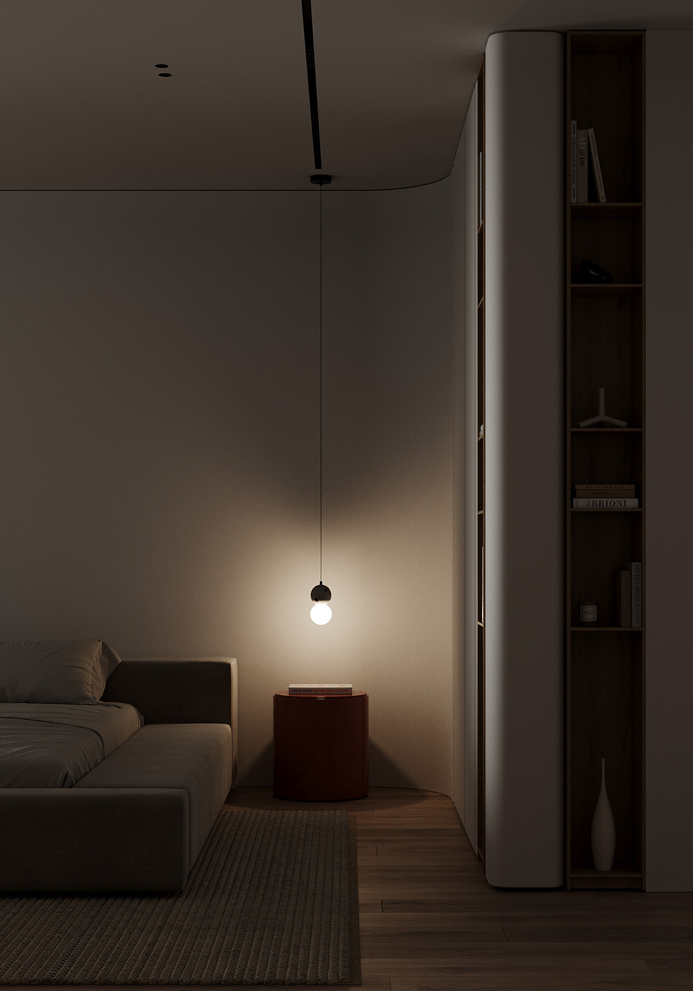 中性色系住宅设计 超有氛围感！-18