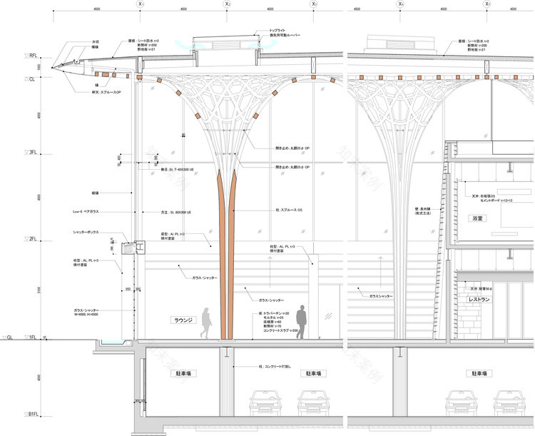 Nine Bridges Country Club Shigeru Ban Architects-28