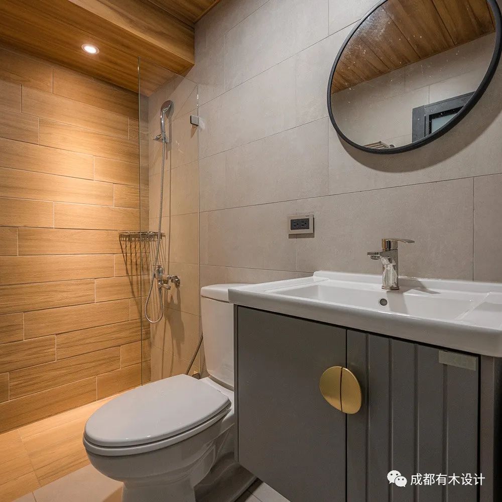 现代简约原木色清朗宅邸丨基因皓-51