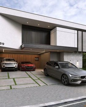 现代黑色房屋丨Of arquitetura