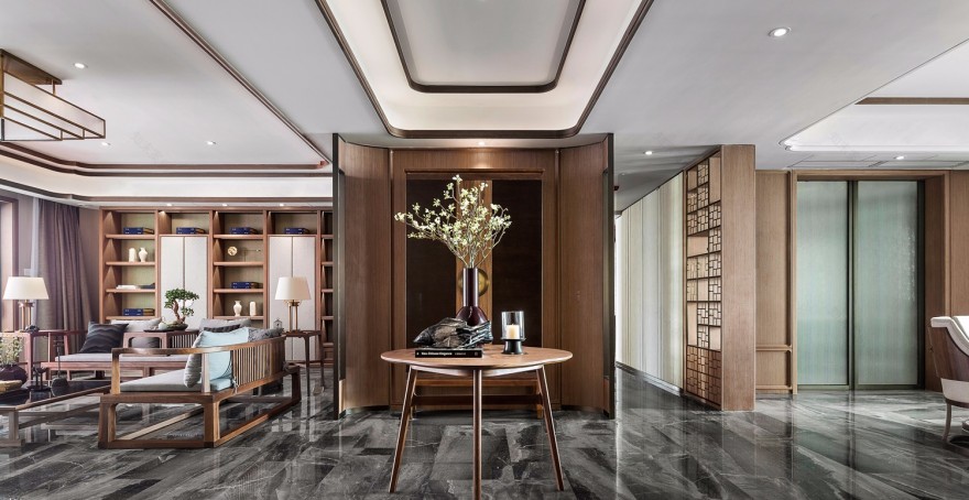 宜昌国际广场中式样板房-12