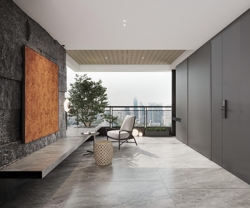 意式极简大平层设计-0