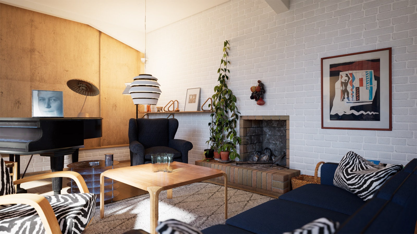 阿尔瓦·阿尔托住宅虚拟游览项目丨芬兰赫尔辛基丨阿尔瓦·阿尔托和艾诺·阿尔托-9