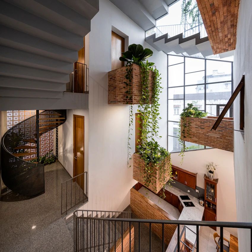 在屋顶盖一座公园,越南450㎡错层别墅！-17